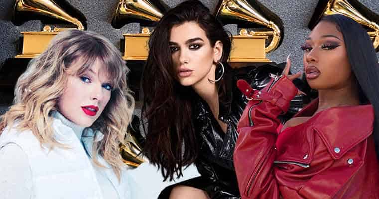 63rd Grammy Awards Odds Favor Taylor Swift Megan Thee Stallion Dua Lipa