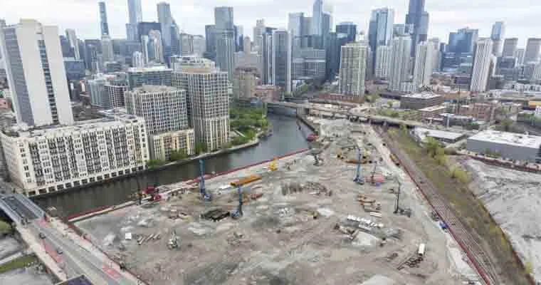 Bally's Chicago construction site