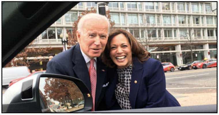 Biden and Harris share a picture