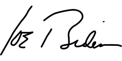 Biden Signature