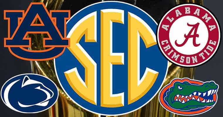 college football betting odds for alabama florida auburn penn state