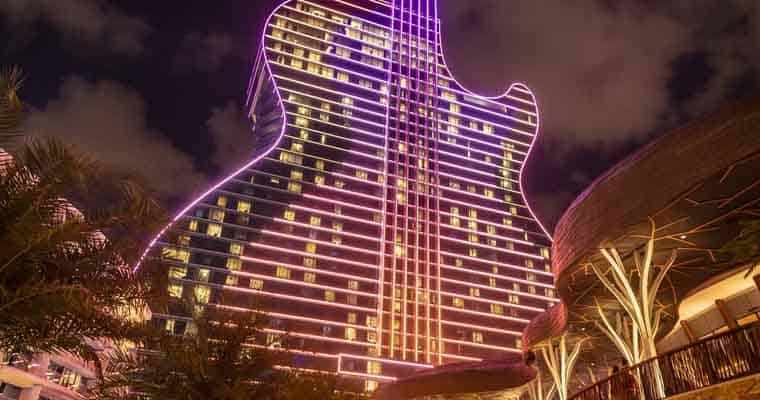 The Hard Rock Casino in Hollywood Florida