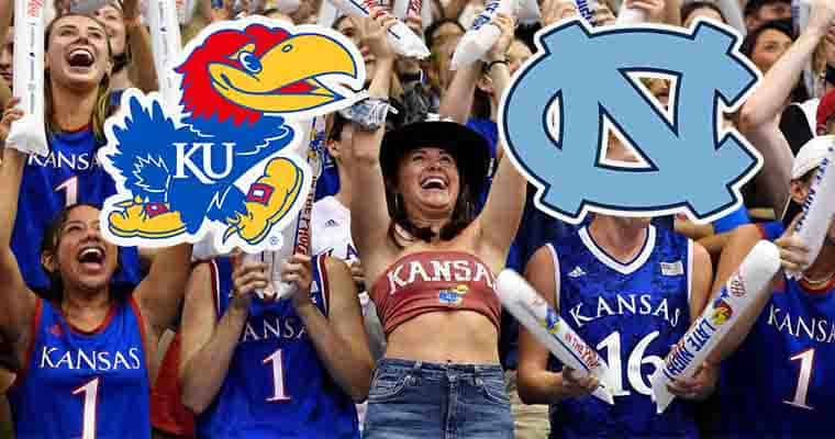 who will win the 2022 NCAAB National Championship between UNC and Kansas