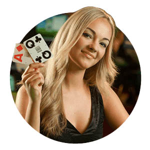 Live dealer blackjack icon