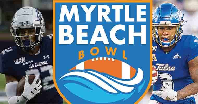Myrtle Beach Bowl odds for Tulsa vs Old Dominion 2021