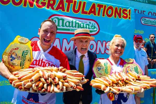 Nathan Hotdog contest winners