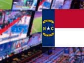 a sportsbook with a North Carolina state flag