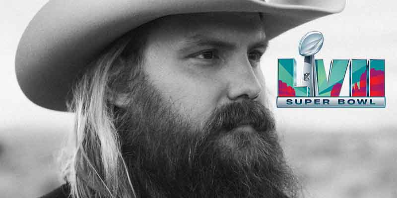 Super Bowl LVII National Anthem Performer Chris Stapleton 2023 57 Chris Stapleton, performer of the Star-Spangled Banner at Super Bowl 57