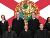SCOTUS Justices in front of a FL Flag