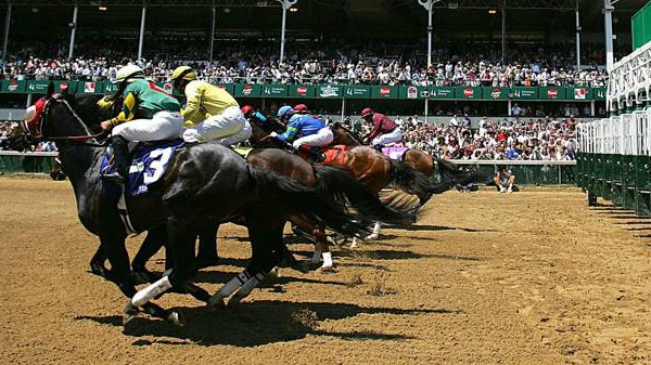 Kentucky Derby start of race