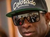 Deion Sanders, head coach of the Colorado Buffaloes