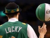 Lucky the Leprechaun - the mascot of the Boston Celtics