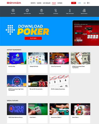 Bovada Poker Screenhot