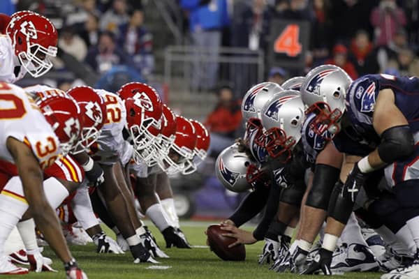 Chiefs versus the Patriots