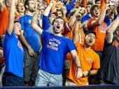 University of Florida football fans celebrating
