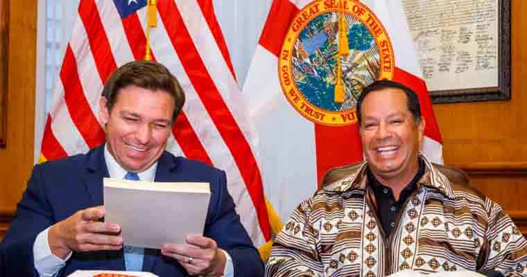 Desantis and Seminole tribe