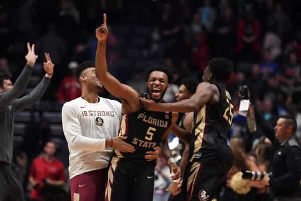 FSU Men's Basketball players