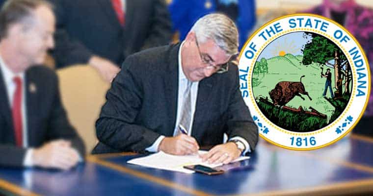 Gov. Holcomb signs first ever sports betting bill