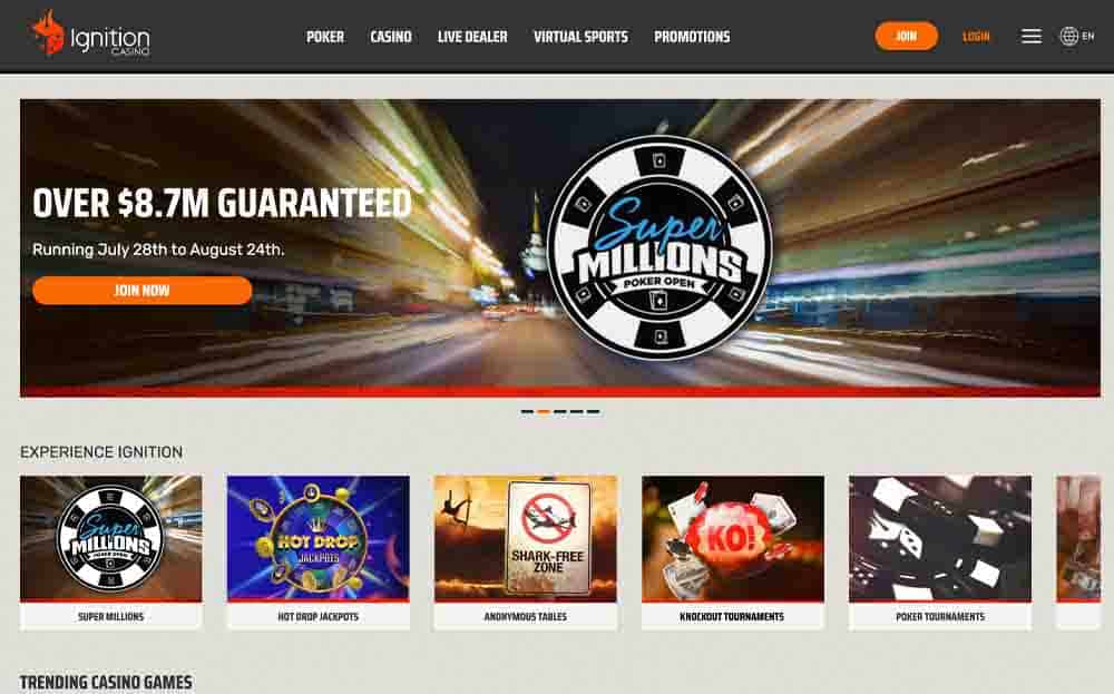 Ignition Casino screenshot