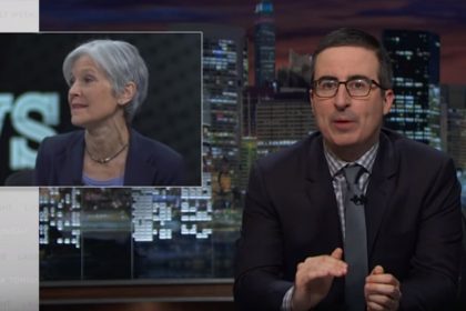 John Oliver and Jill Stein