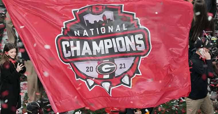 GA Bulldogs winning the National Championship this year