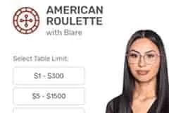 a live roulette dealer