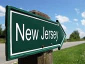 Arrow Sign that says New Jersey