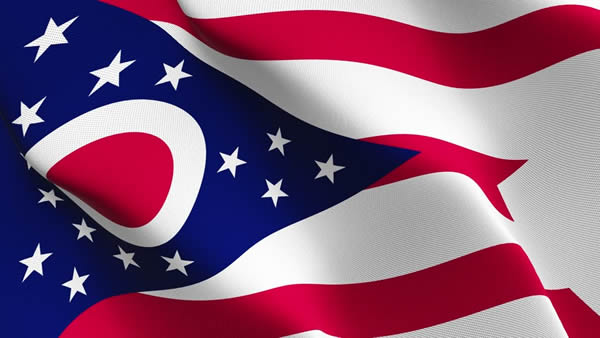 Flag For State Of Ohio
