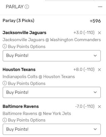 Bovada parlay