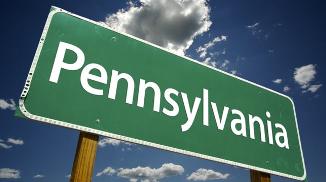 Pennsylvania Road Sign