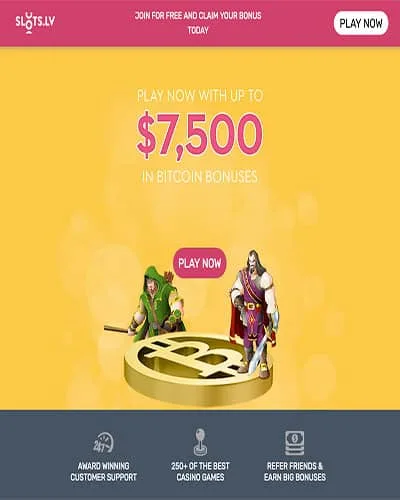 slotslv-bitcoin-promotion Slots.lv $7,500 Special BTC Bonus