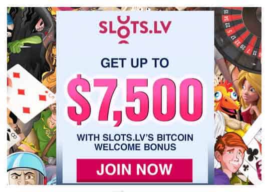 Slots LV crypto bonus