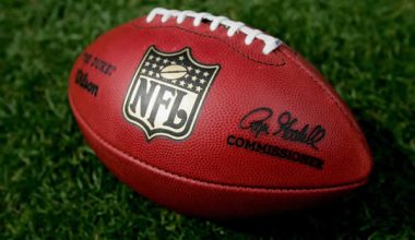 Football on grass