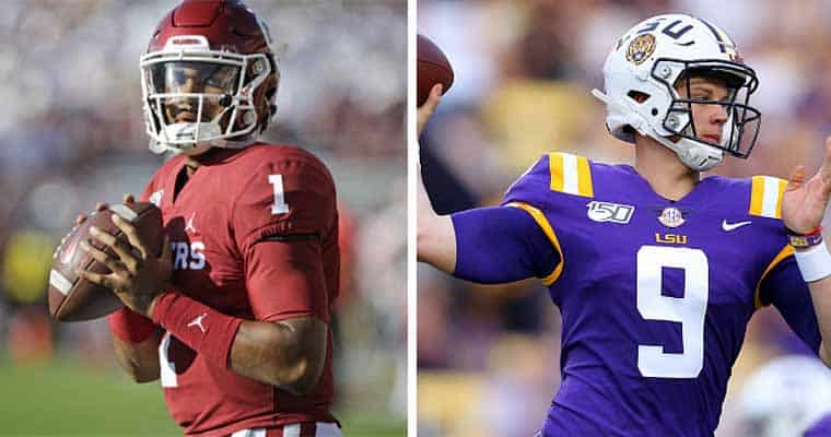 jalen hurts joe burrow heisman